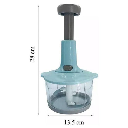 2 Liter Manual Food Chopper Vegetable Grinder Hand Press